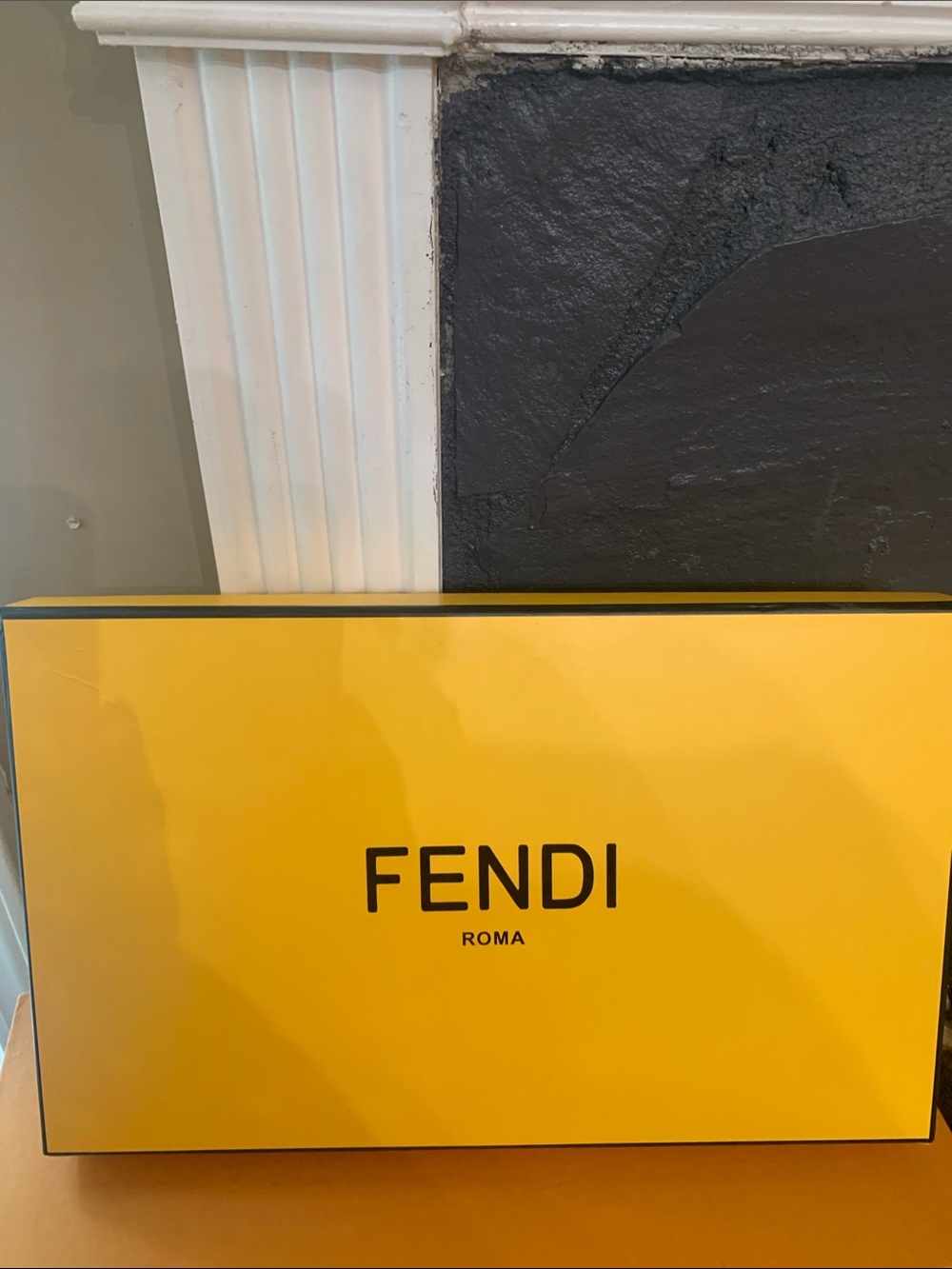 Fendi Yellow Box with Black Logo
